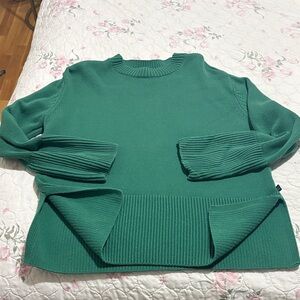 GAP Women's Teal Crew Neck Sweater